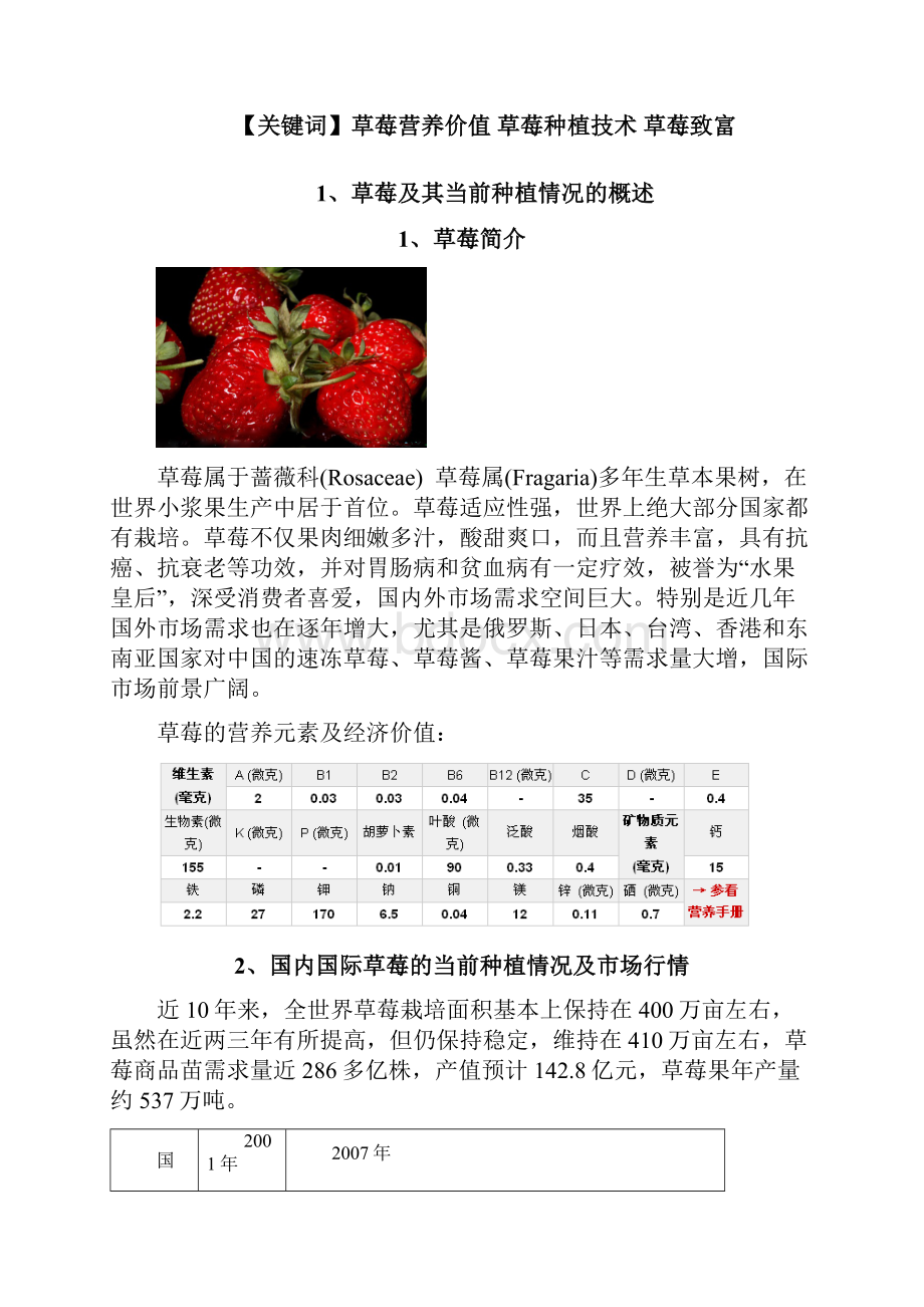 安徽省阜阳市闻集镇草莓种植调研报告.docx_第2页