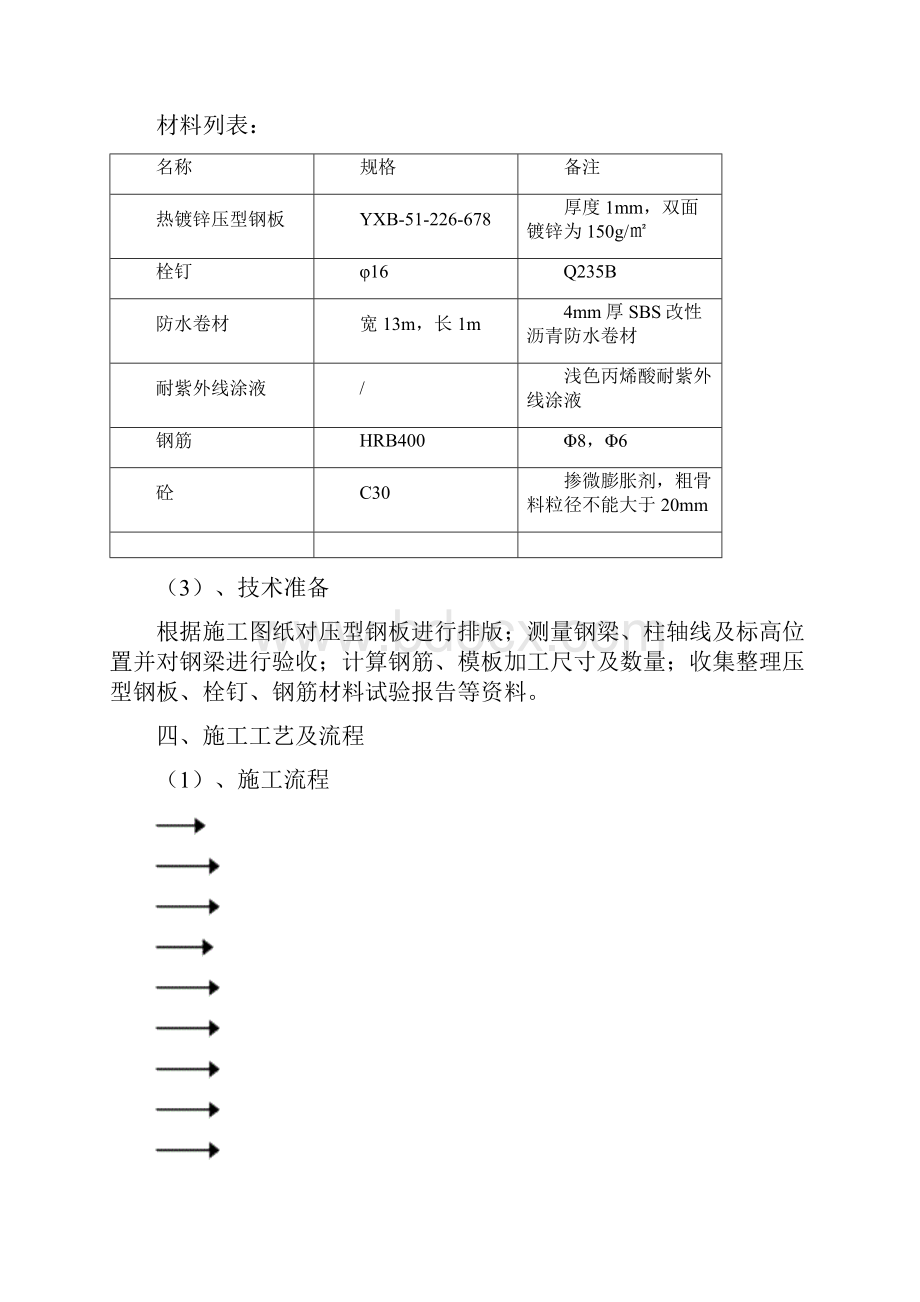 压型钢板屋面施工方案Word格式.docx_第2页