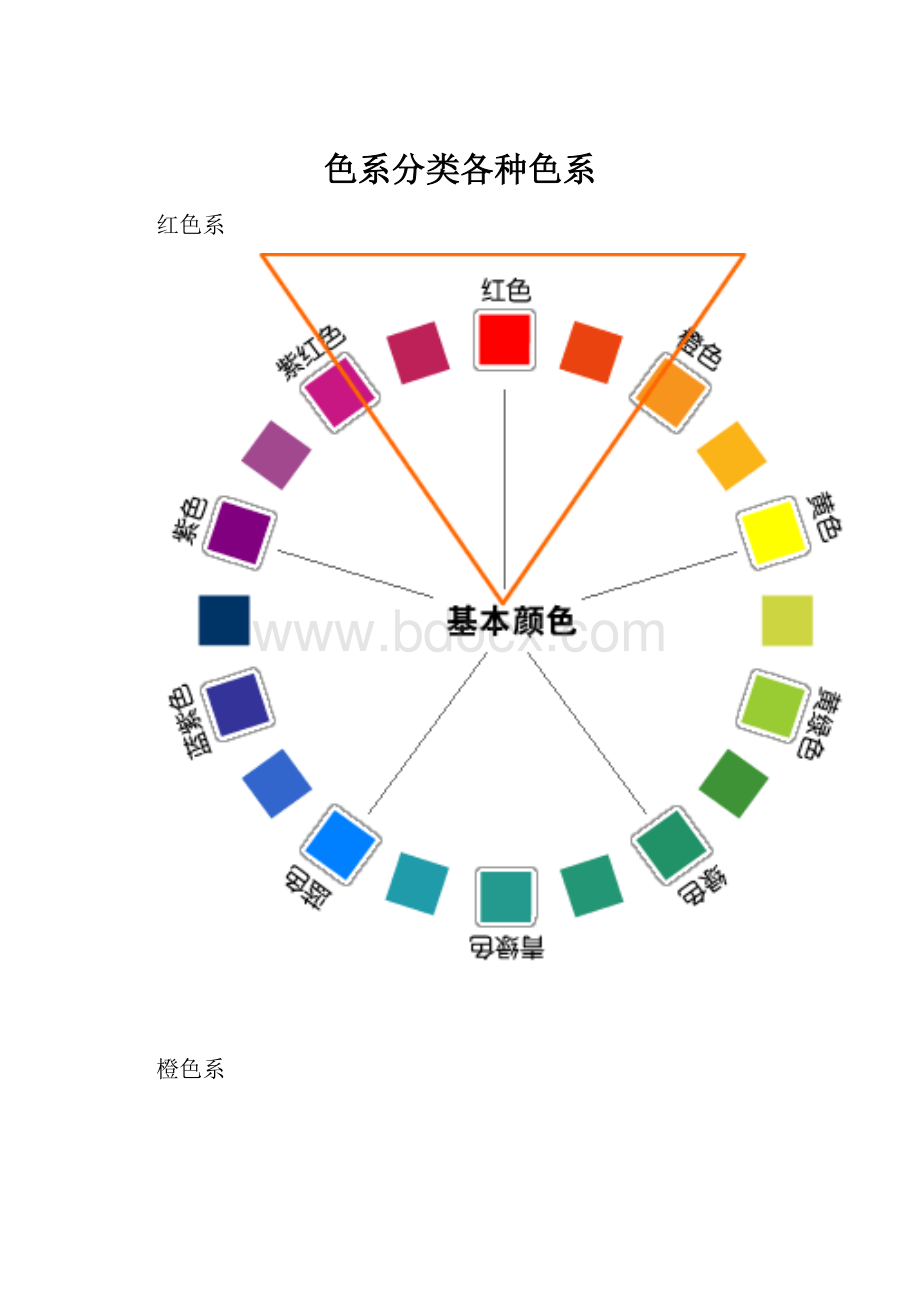 色系分类各种色系Word格式文档下载.docx