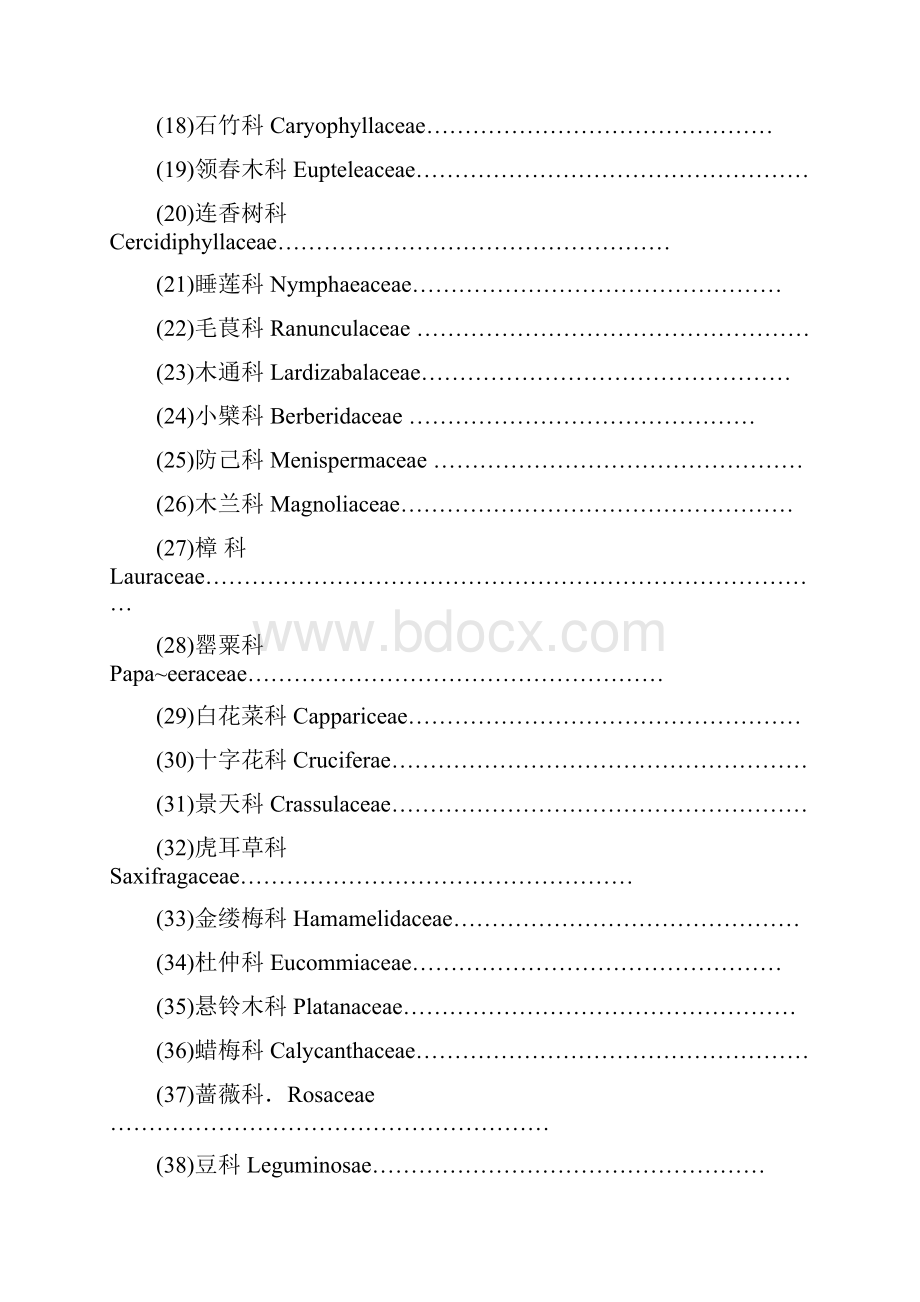 第六部分中条山维管植物名录Word文档下载推荐.docx_第3页