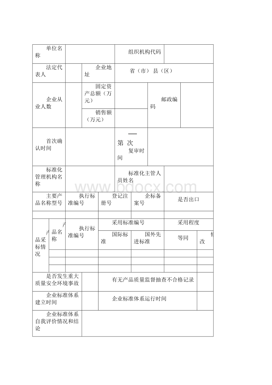 标准化良好行为企业复审申报材料Word文件下载.docx_第2页