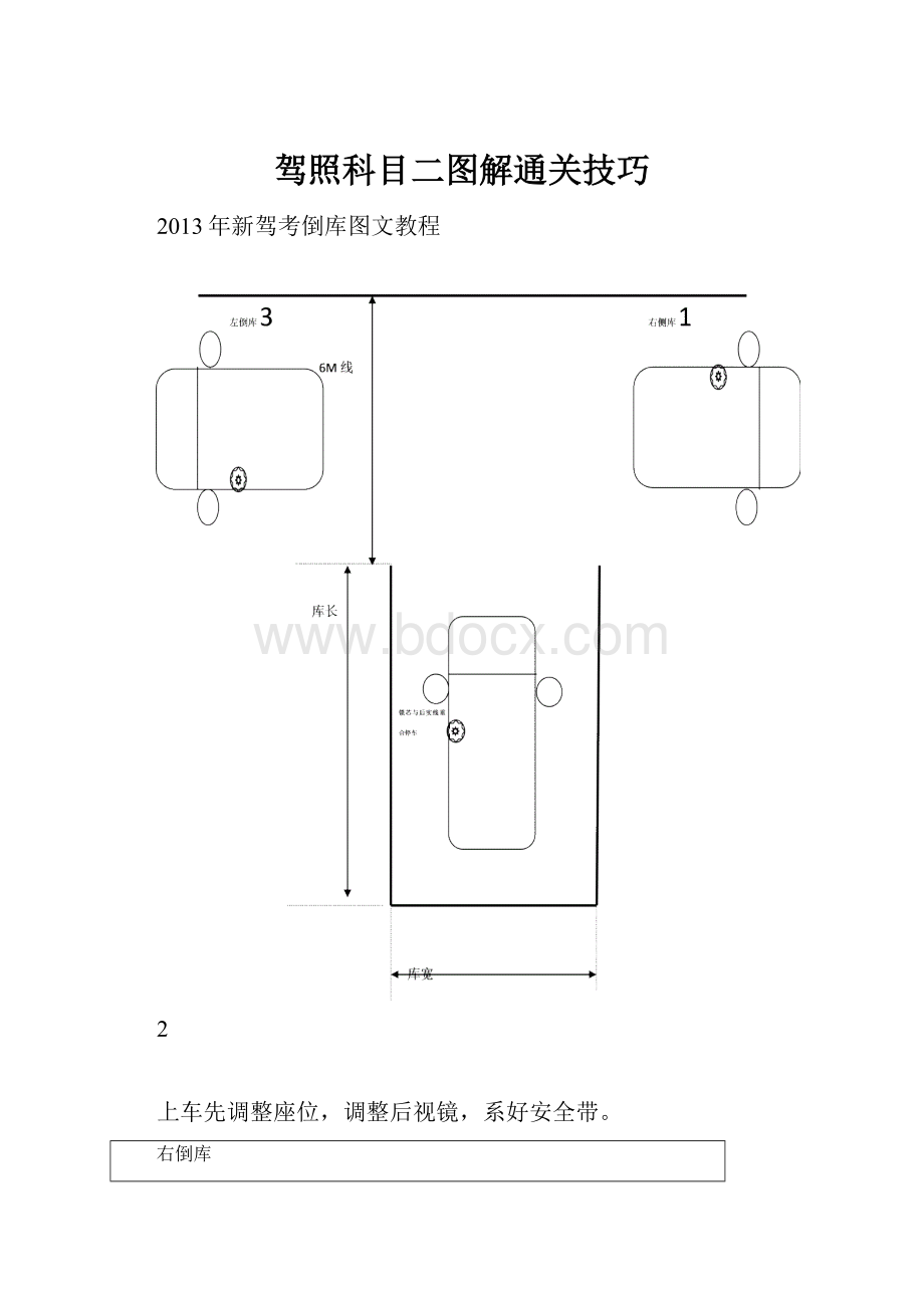 驾照科目二图解通关技巧Word文档格式.docx