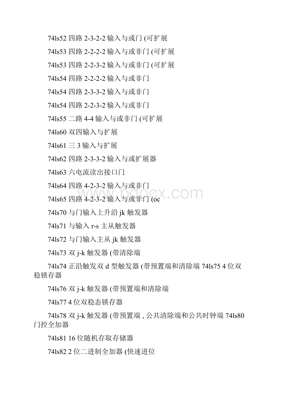 常用门电路74系列芯片.docx_第3页