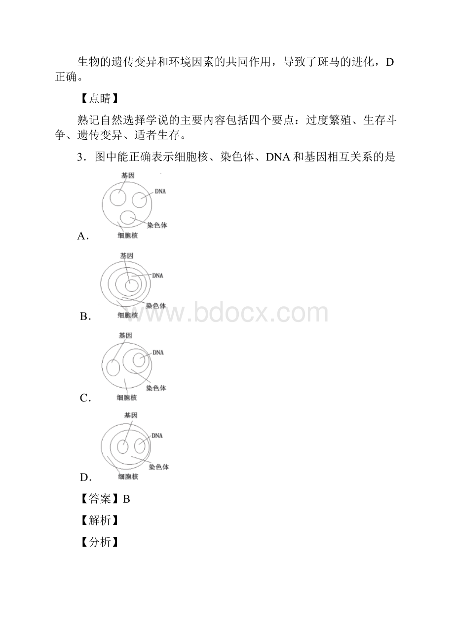 人教版生物初二第七单元《生物圈中生命的延续和发展》复习知识点Word格式.docx_第3页