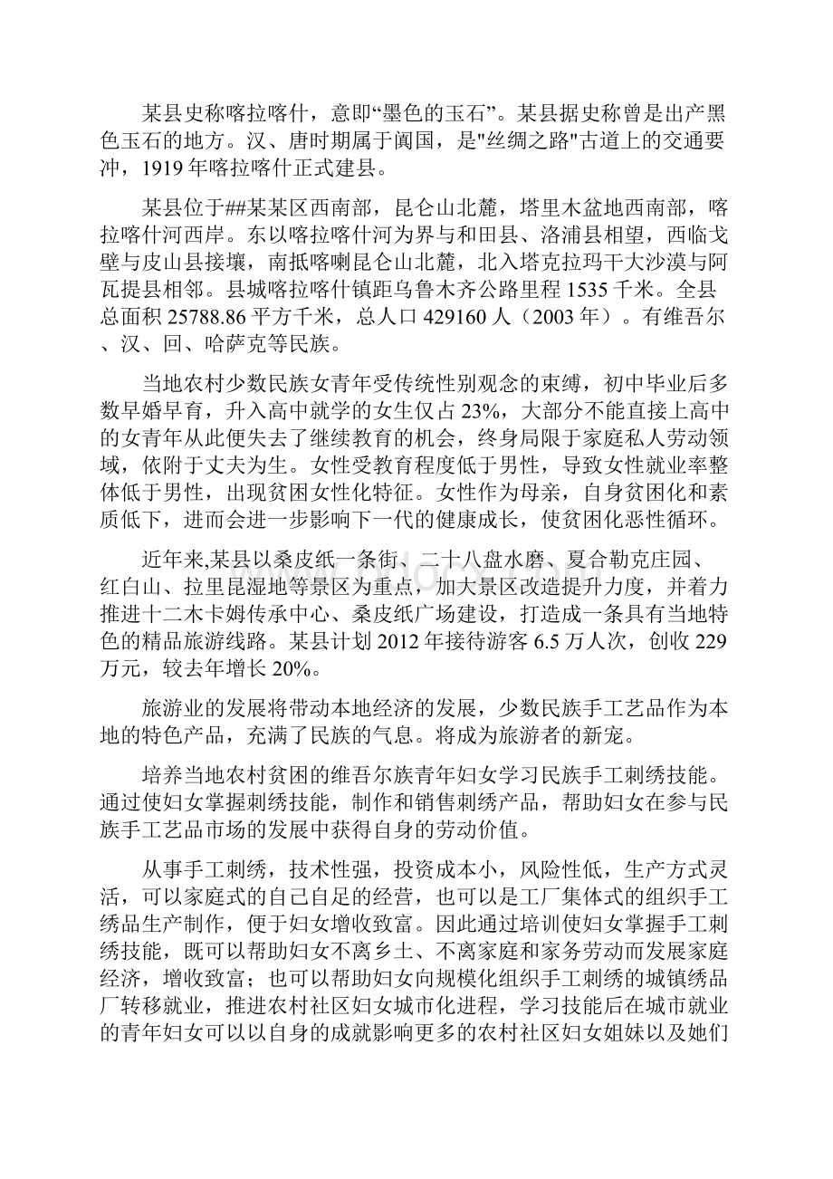 民族刺绣项目可行性研究报告Word文件下载.docx_第3页