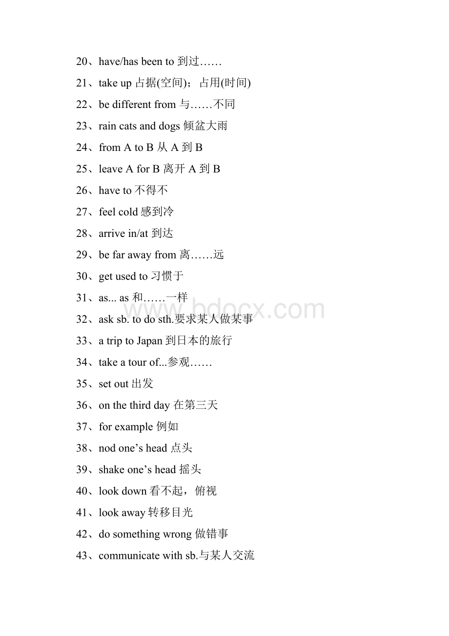 译林版九年级下英语各单元短语句型归纳.docx_第2页