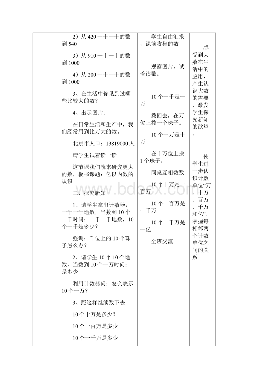 人教版新课标小学数学四年级上册全册教案Word文档下载推荐.docx_第2页