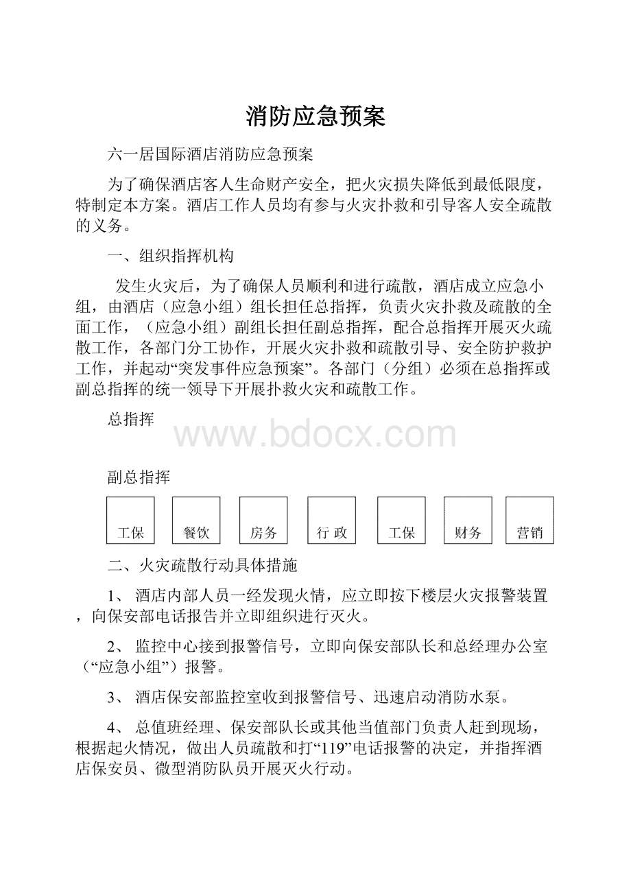 消防应急预案Word格式文档下载.docx