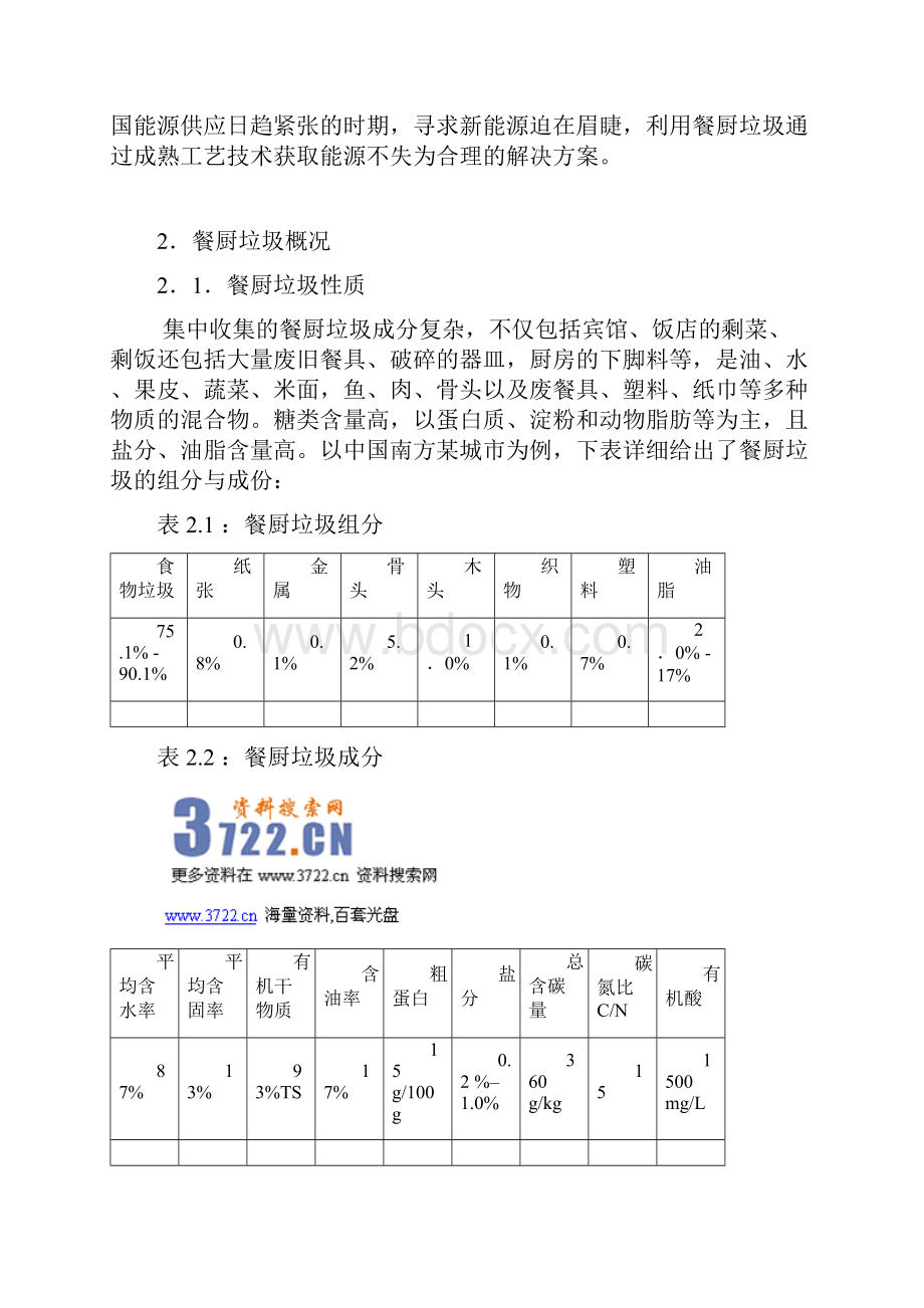 餐厨垃圾厌氧处理工艺方案书Word格式.docx_第3页