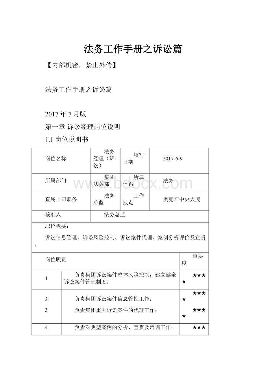 法务工作手册之诉讼篇.docx