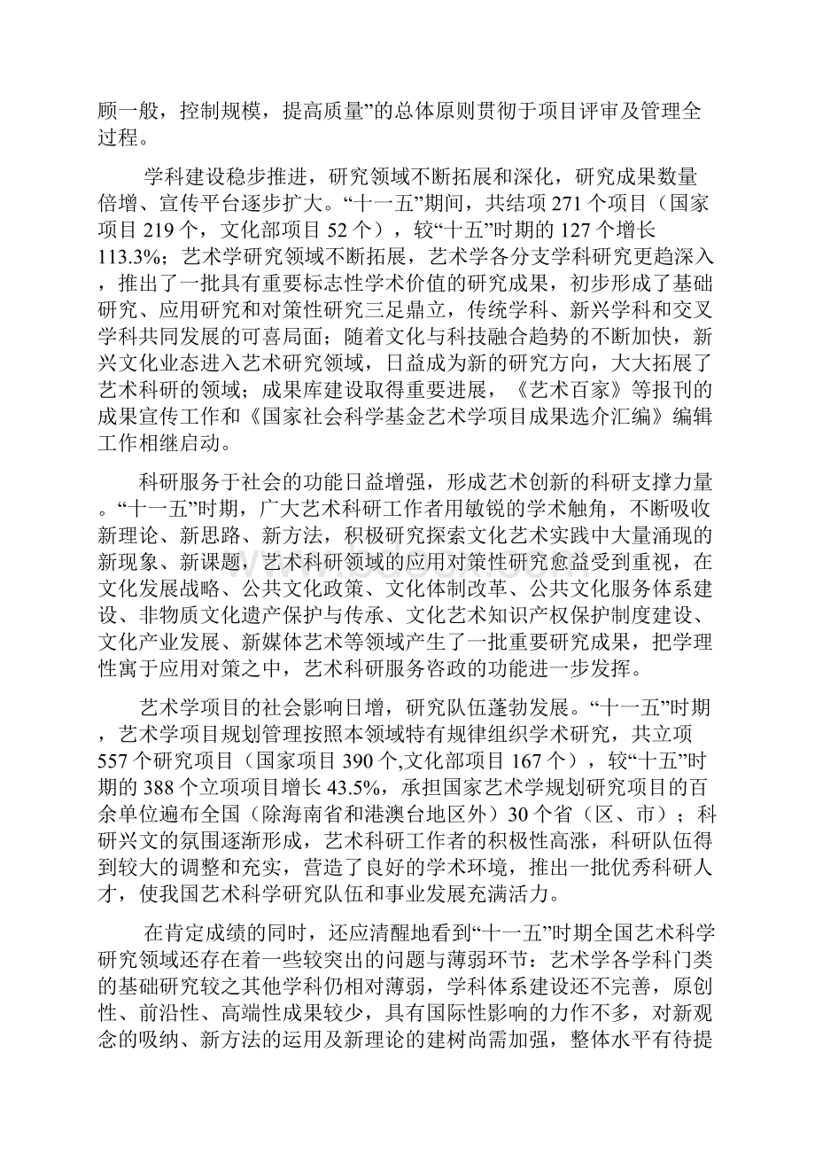 全国艺术科学研究十二五规划Word文档格式.docx_第2页