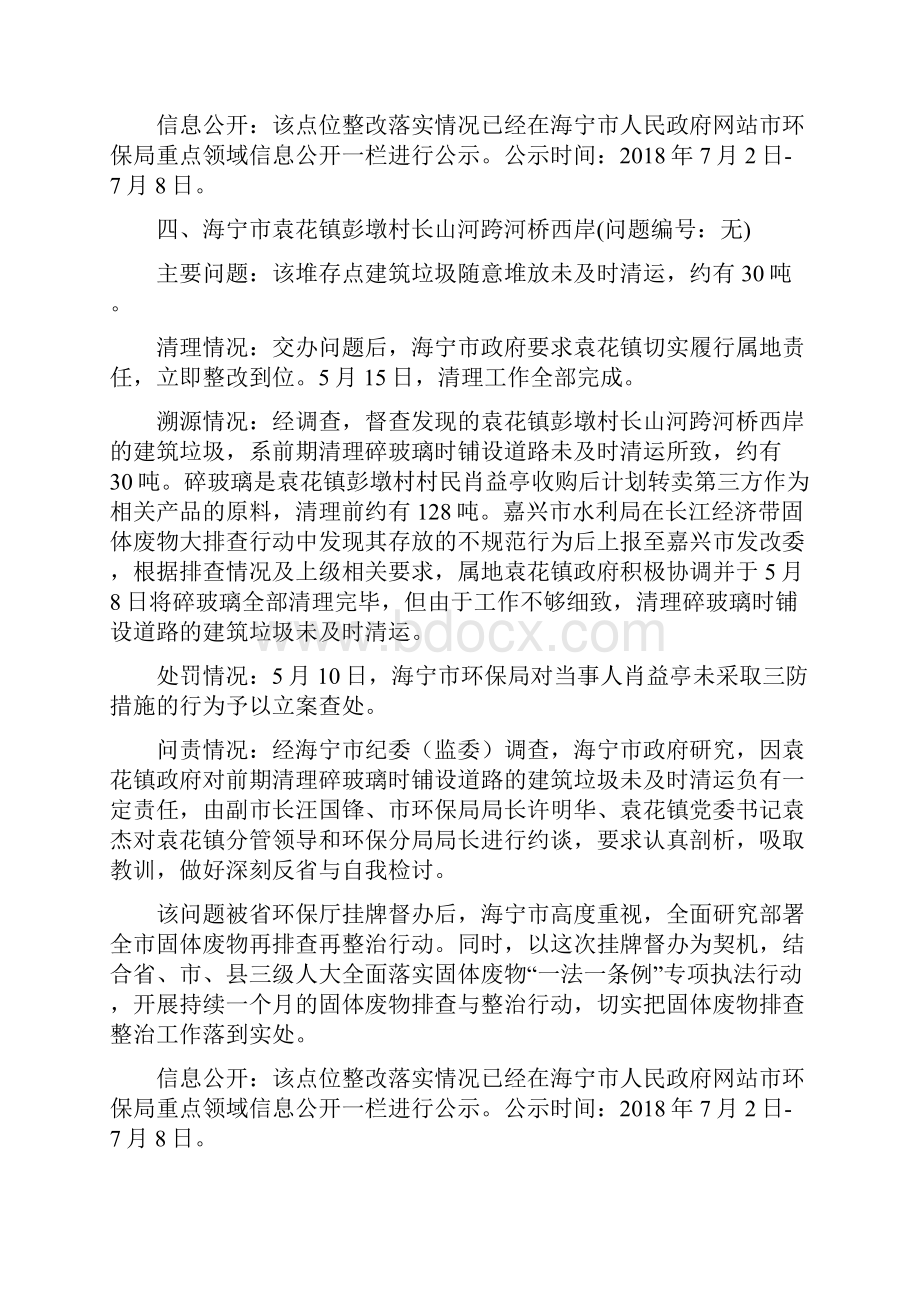 清废行动省级挂牌督办问题整改情况公示模板.docx_第3页