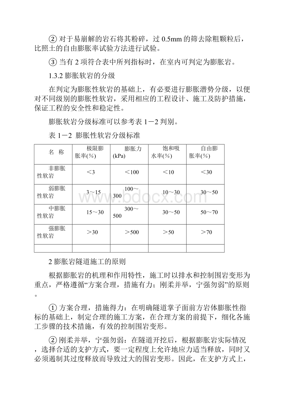 膨胀岩隧道施工技术Word格式.docx_第3页