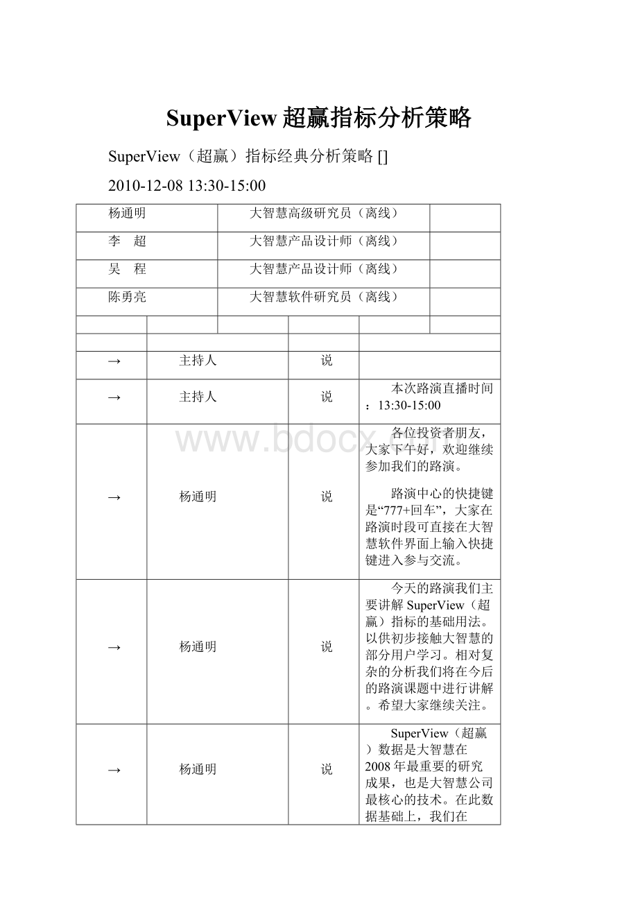 SuperView超赢指标分析策略.docx_第1页