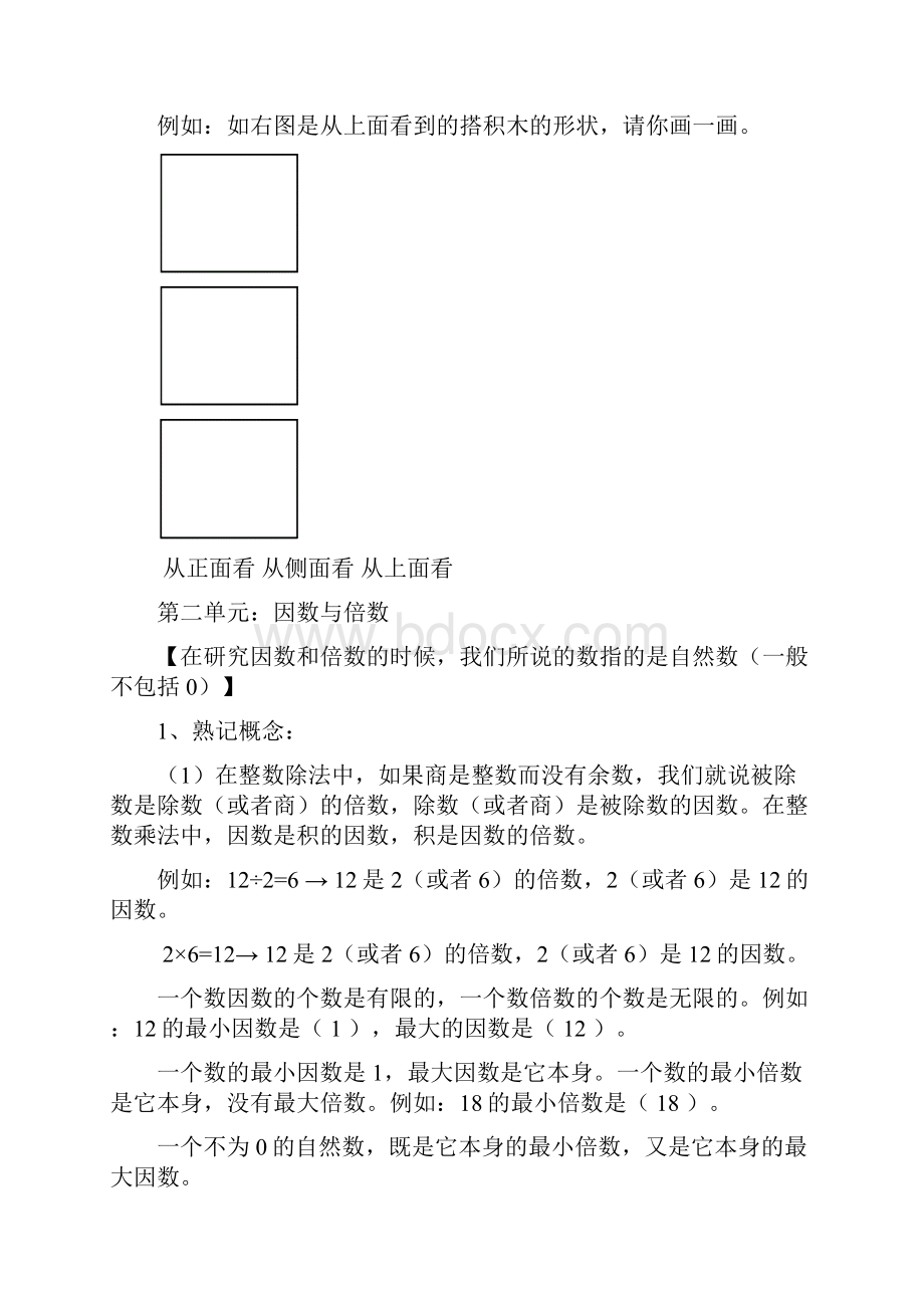 人教版五年级下册数学复习资料及习题精.docx_第2页