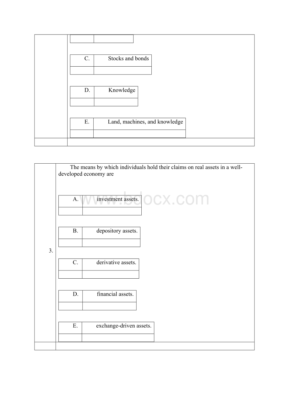 投资学题库Chap001.docx_第2页