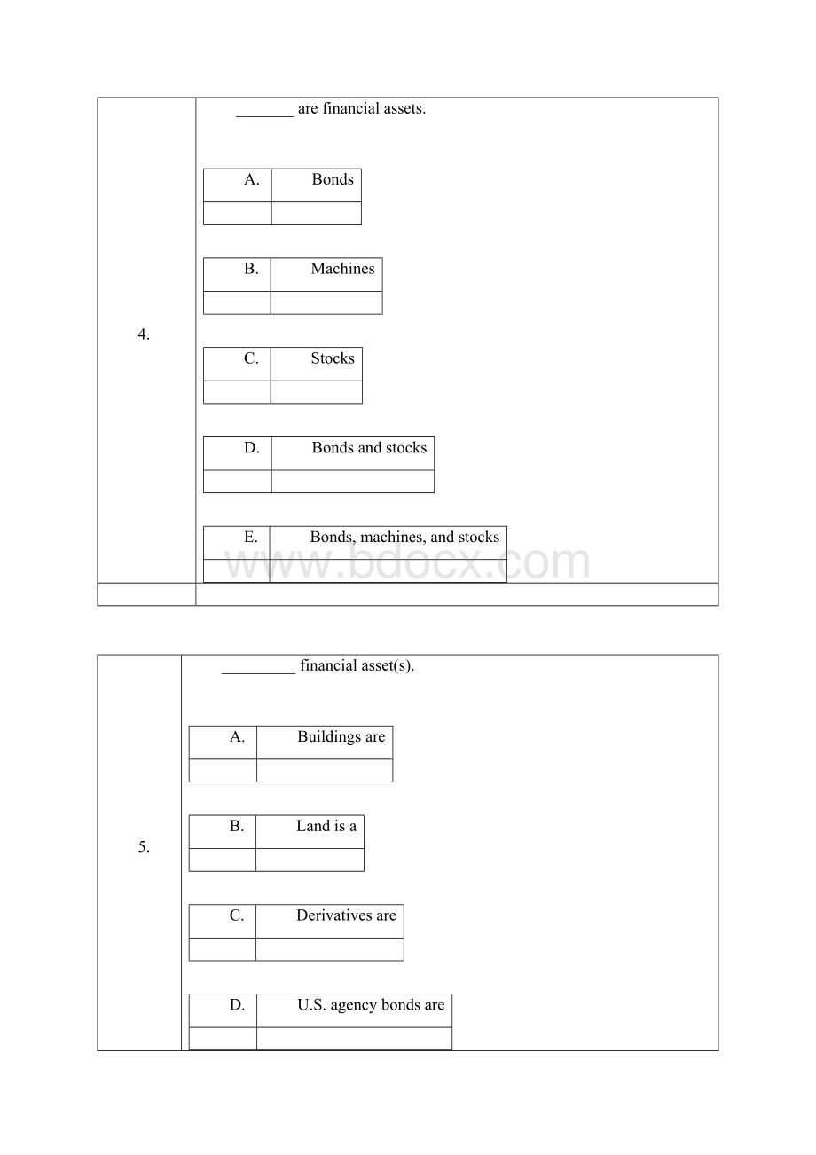 投资学题库Chap001.docx_第3页