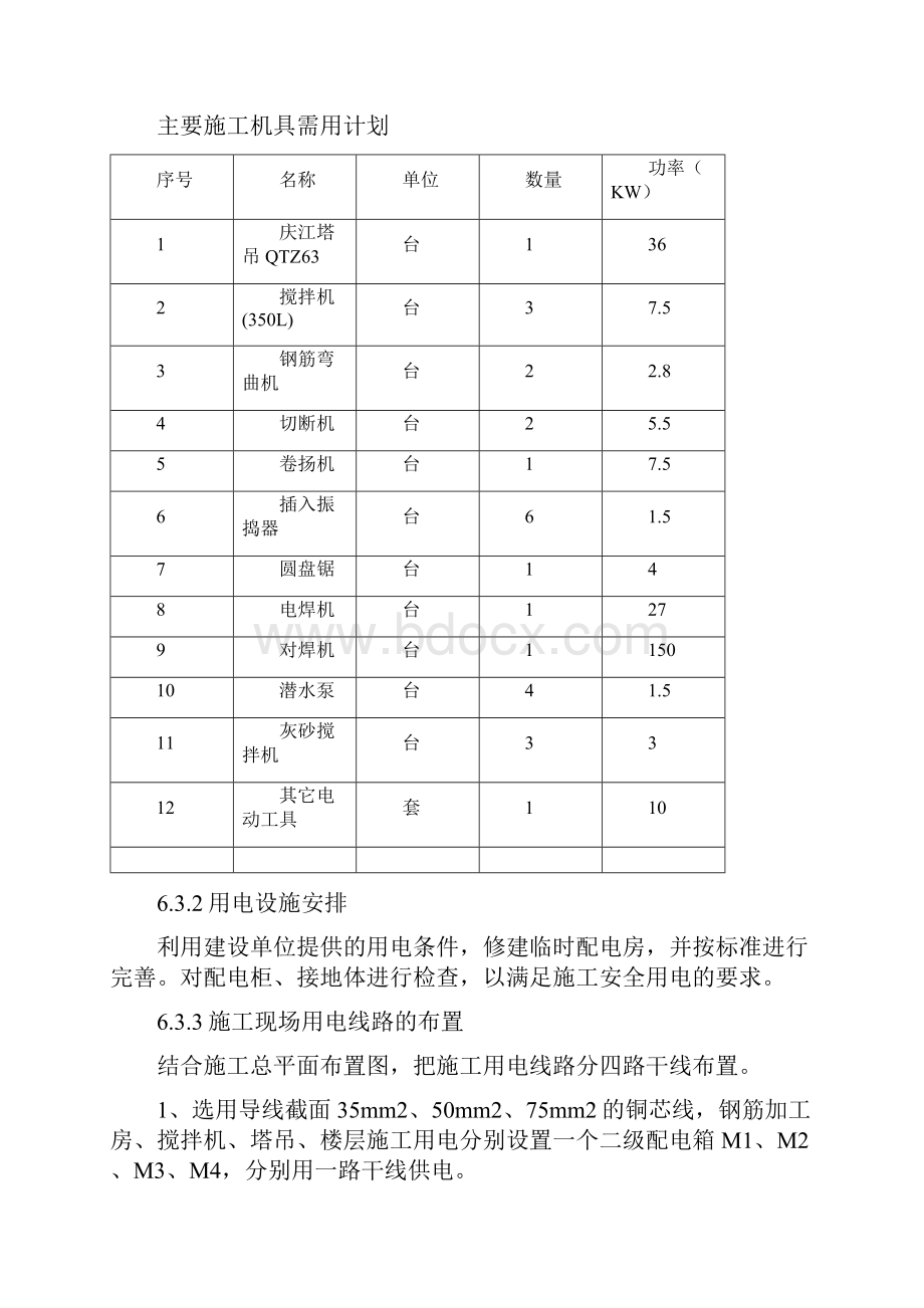 XXX市某医院综合住院大楼施工组织设计方案.docx_第3页