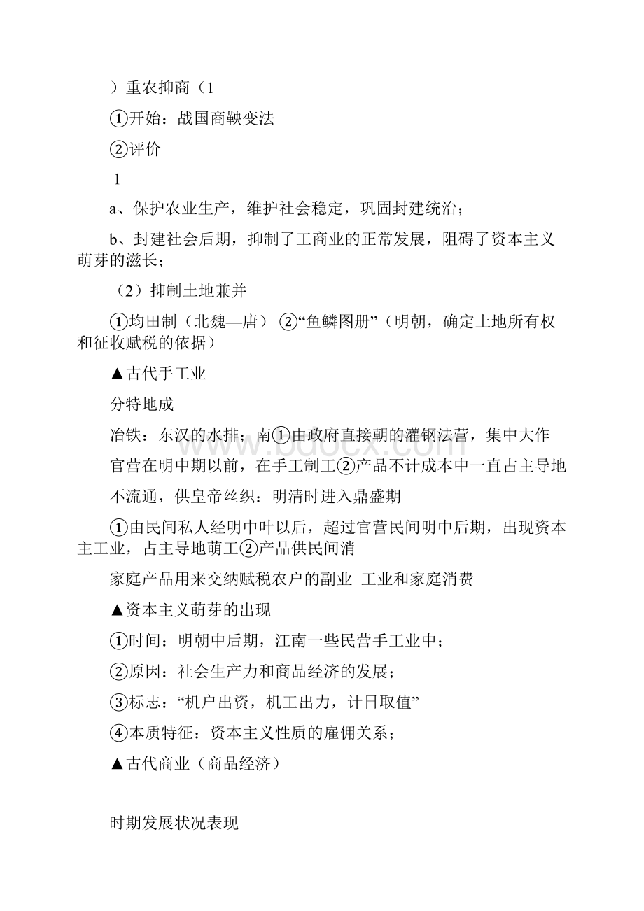 完整word版人教版高中历史必修2知识点总结Word下载.docx_第2页