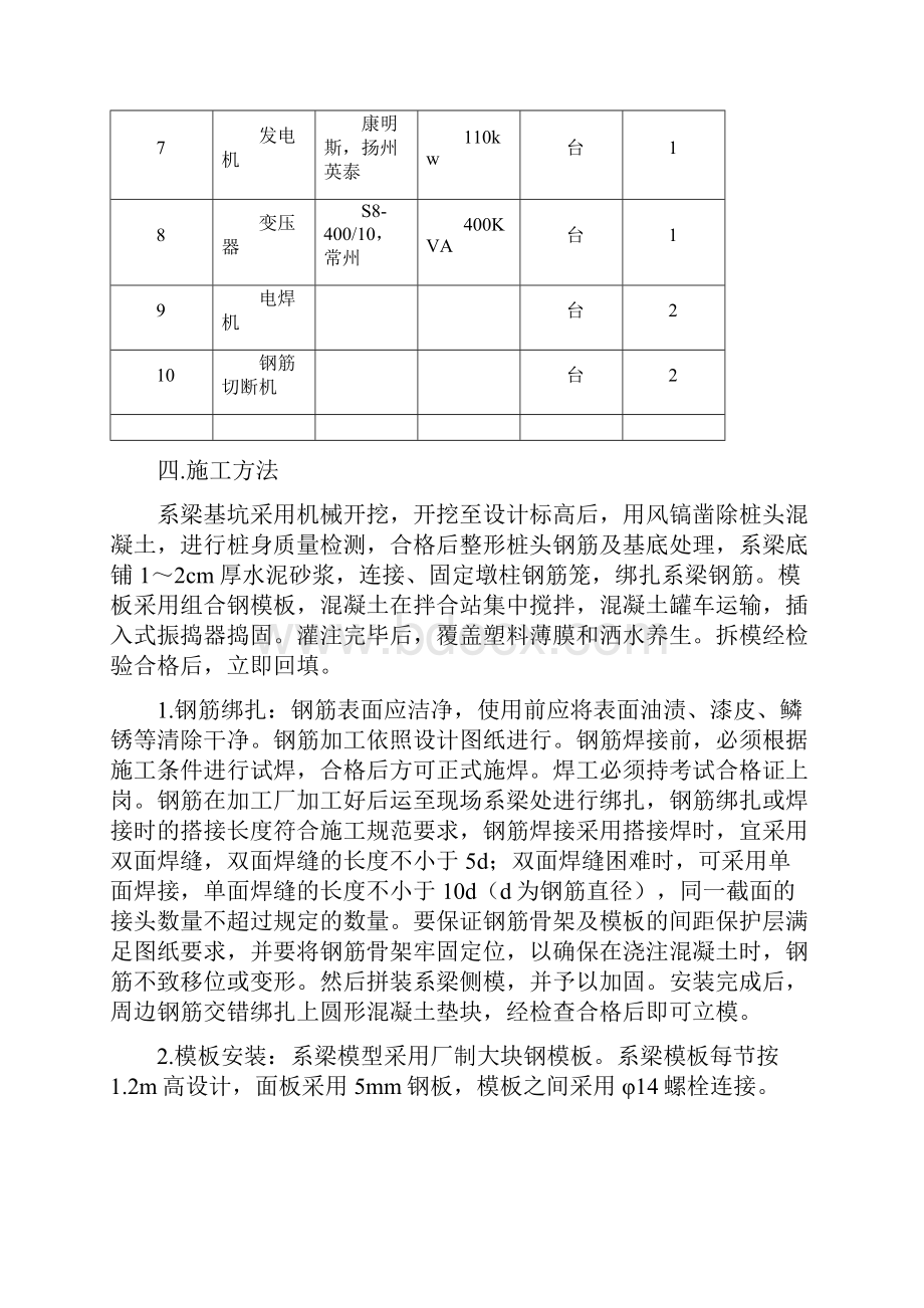 商丹高速公路某合同段某中桥系梁施工方案.docx_第3页