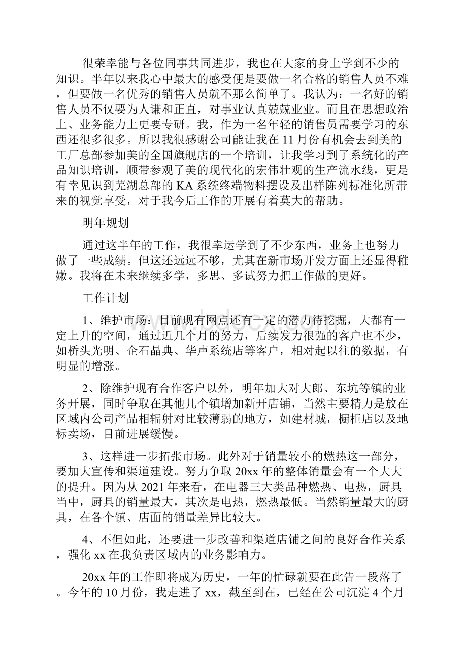 业务员个人年终工作总结及工作计划.docx_第3页