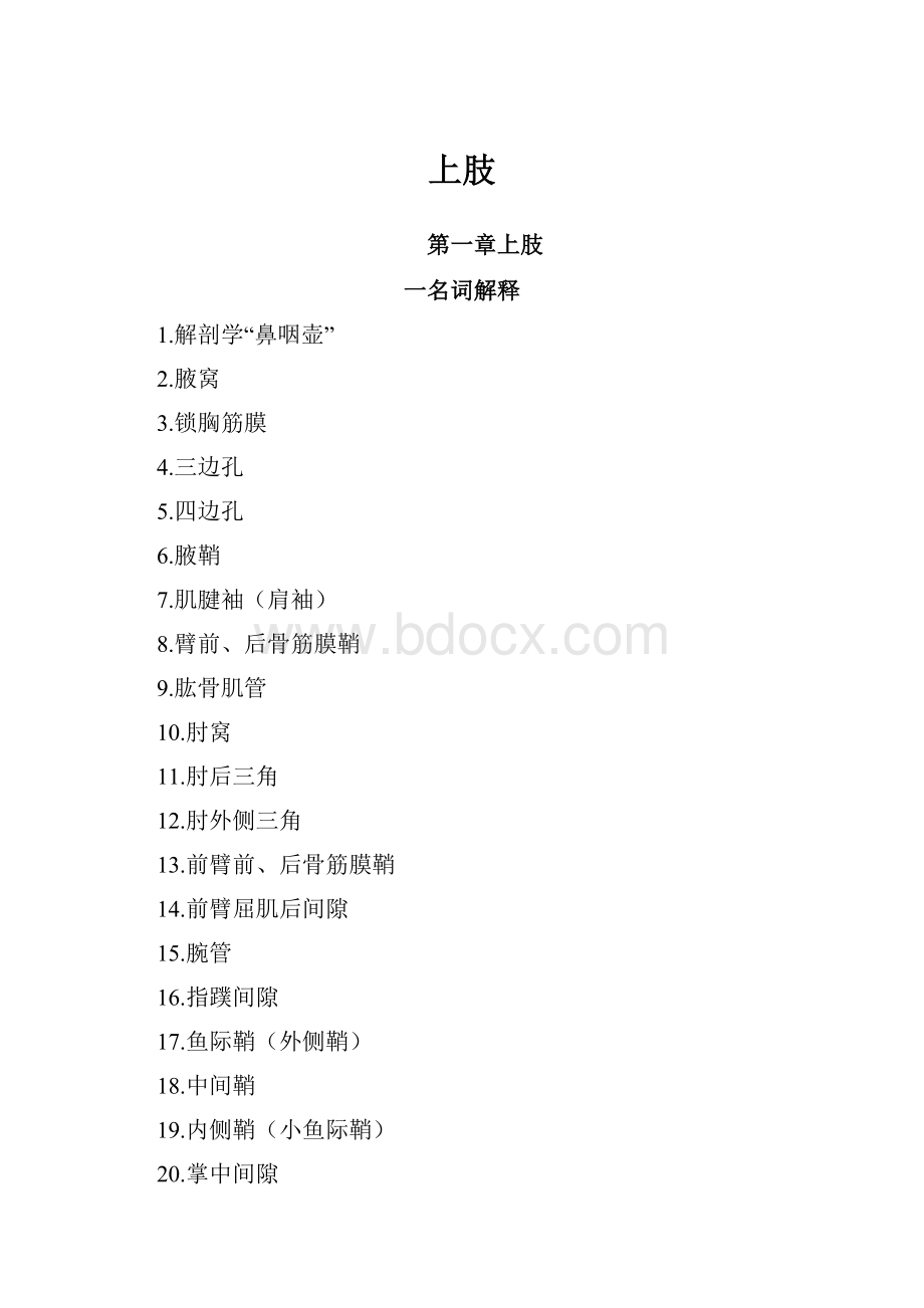 上肢Word文档格式.docx_第1页