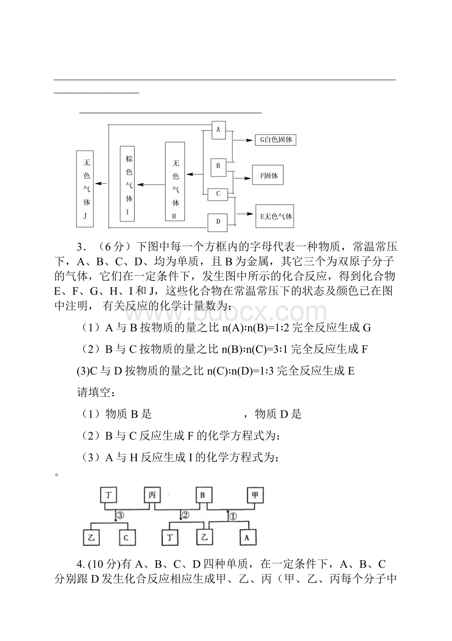 高中化学无机推断提高题12页.docx_第2页