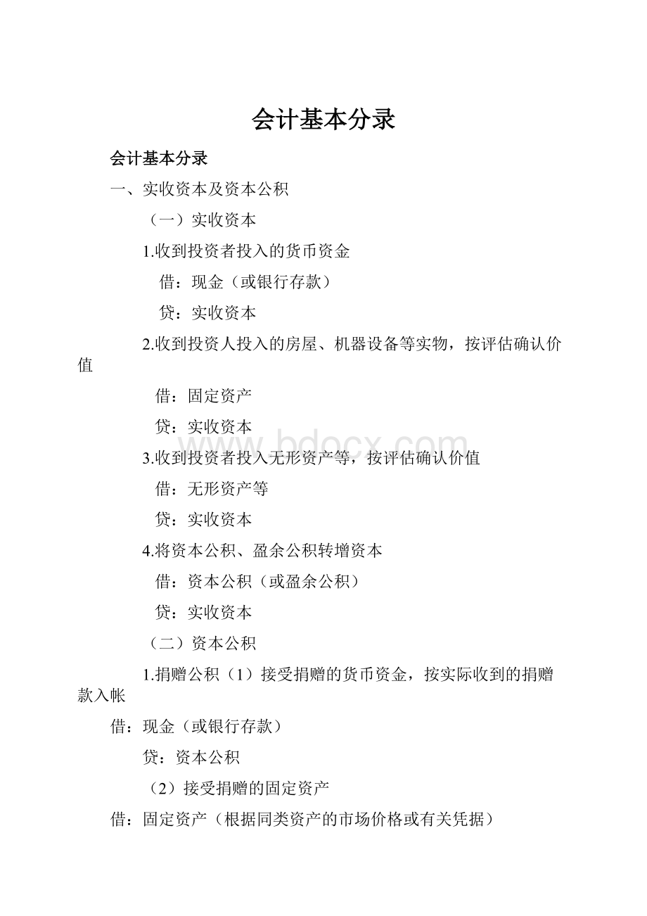 会计基本分录.docx_第1页