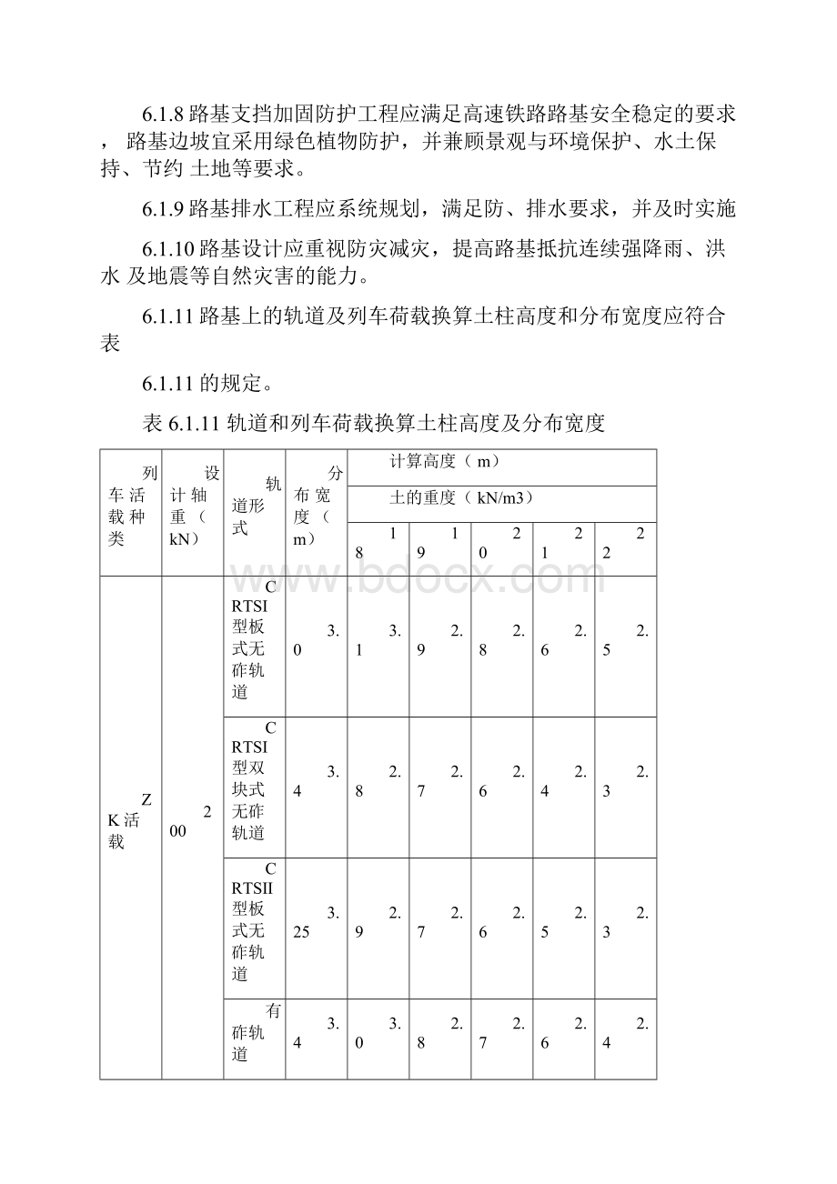 高速铁路路基设计规范标准文档格式.docx_第2页