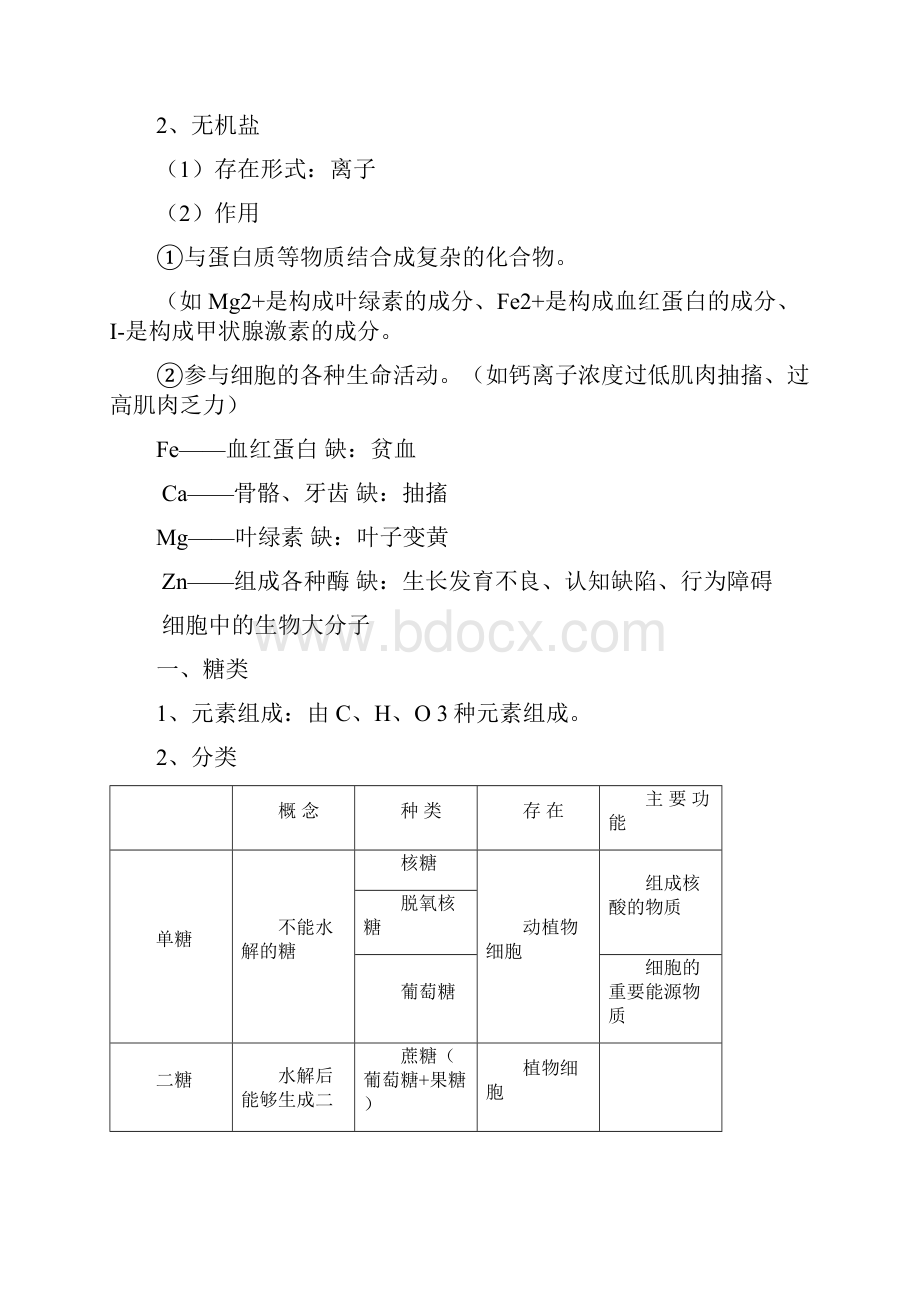 上海生物知识点整理第一册打印版汇总.docx_第2页