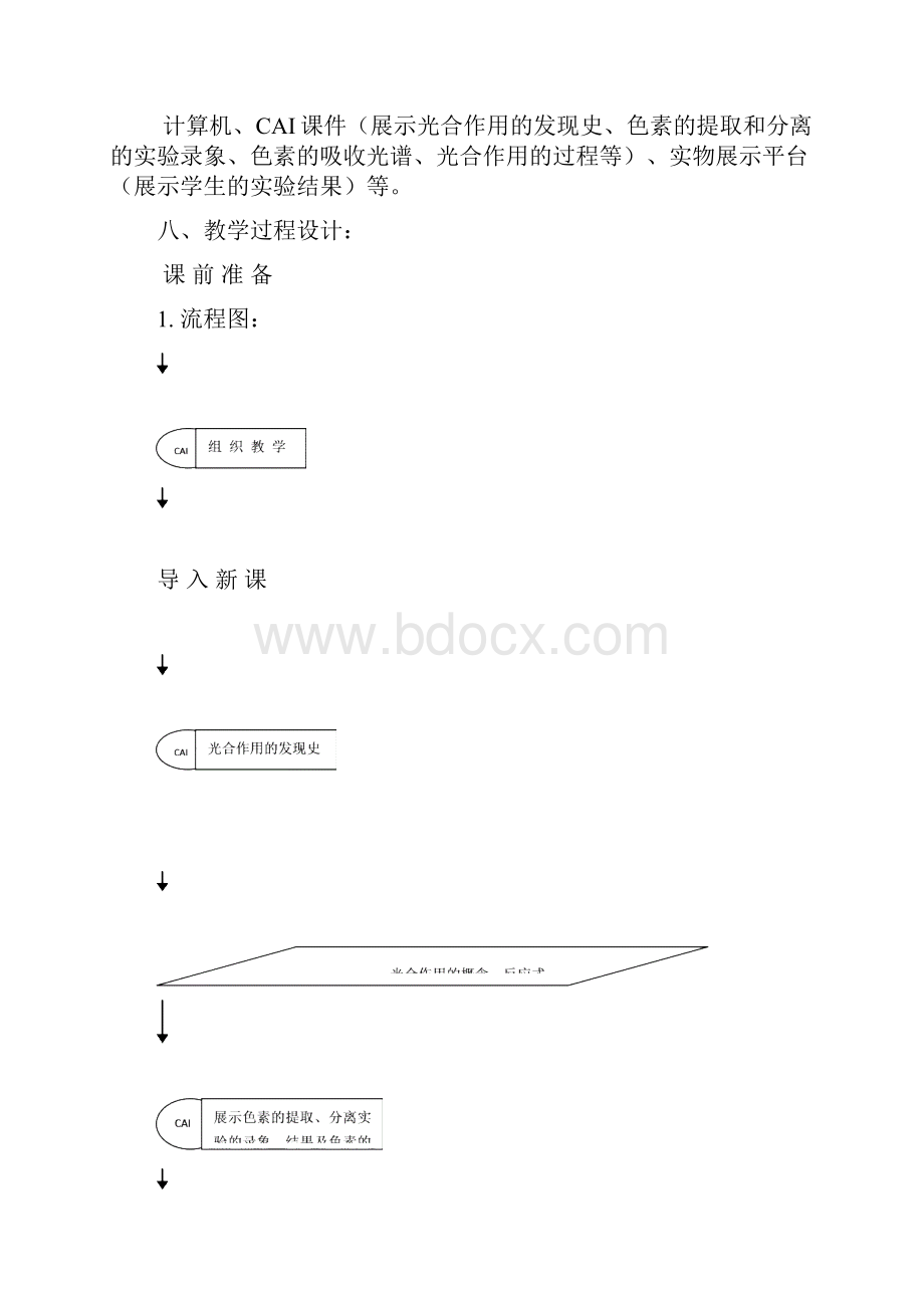 高中生物《光合作用》教案3 浙科版必修1.docx_第3页