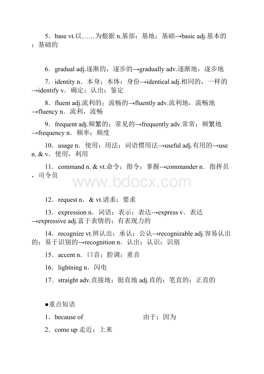 高考英语人教版要点梳理 重点突破必修1 Unit 2 English around the worldWord格式.docx_第2页