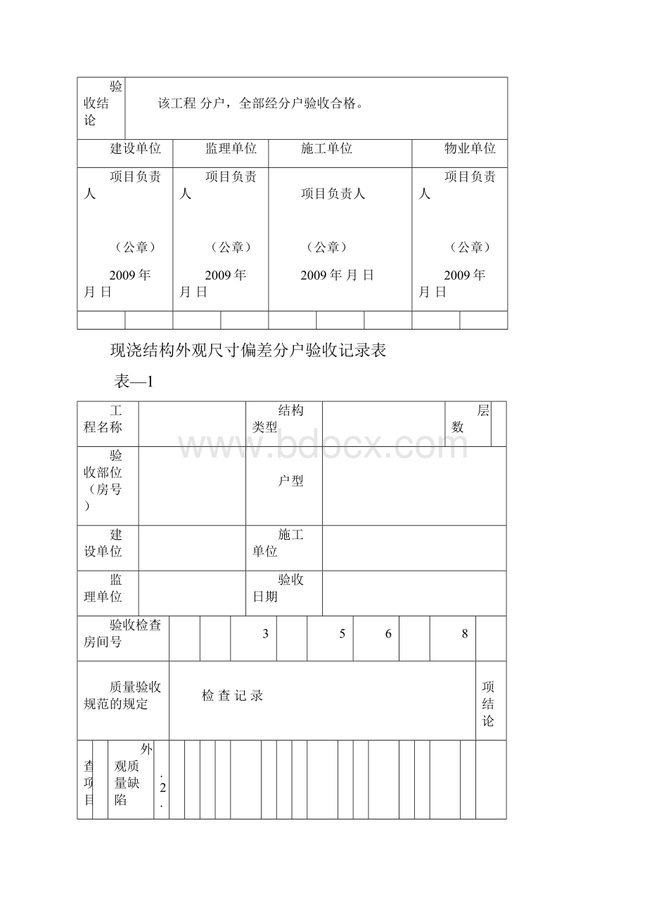 沈阳分户验收表 一套Word格式.docx_第3页