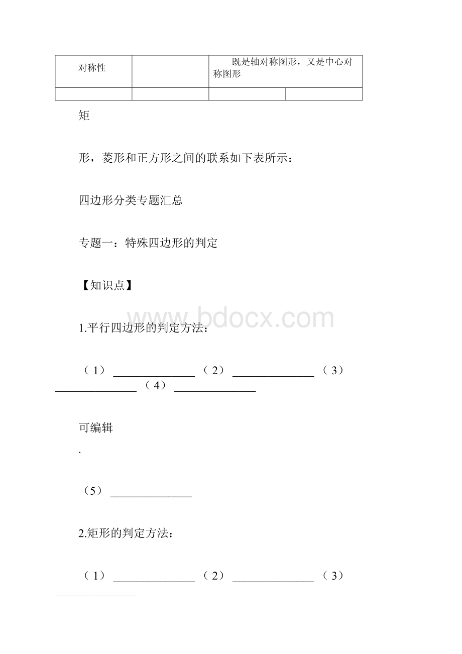 特殊的平行四边形专题题型详细分类doc文档格式.docx_第2页