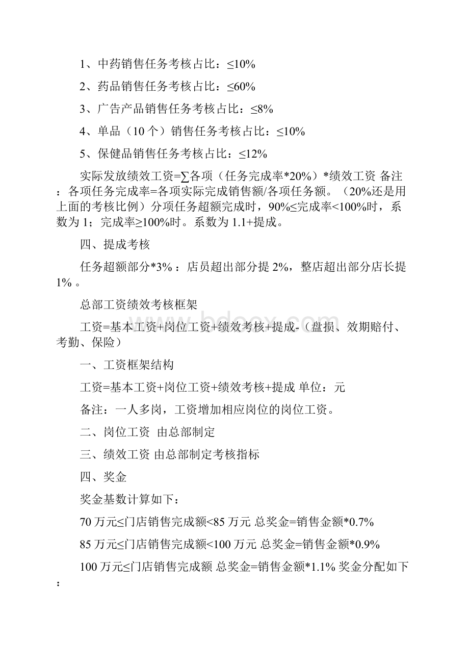 药店店面工资绩效的考核实用版.docx_第2页