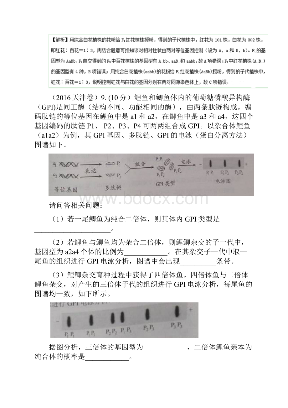 生物高考试题汇编必修2.docx_第3页