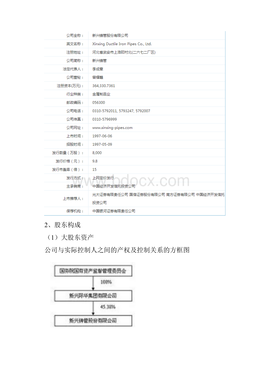 研究报告新兴铸管000778重点讲义资料Word文档格式.docx_第3页