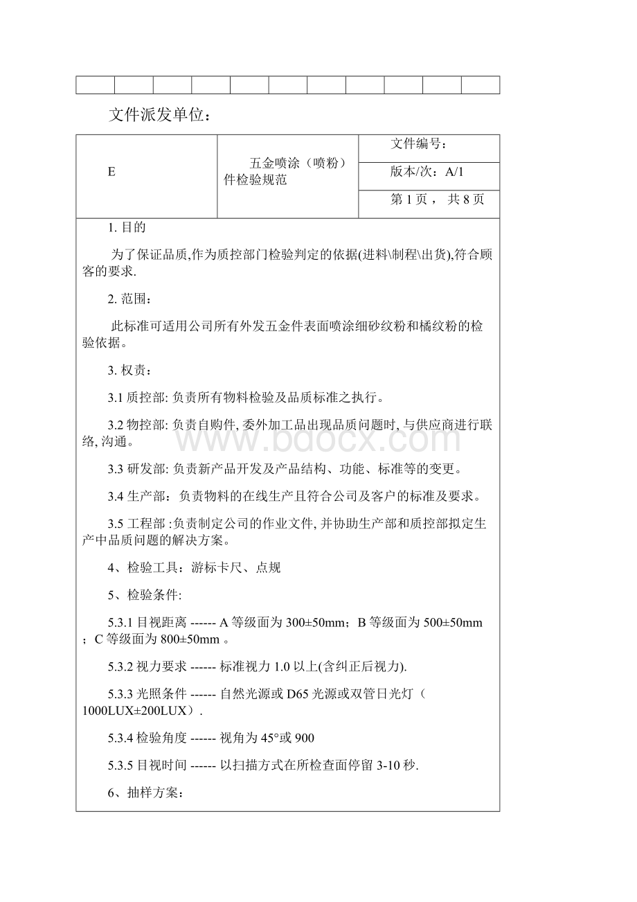 五金喷涂喷粉件检验规范69492.docx_第2页