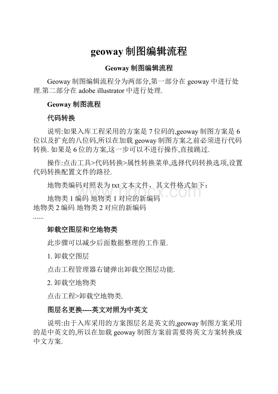 geoway制图编辑流程.docx