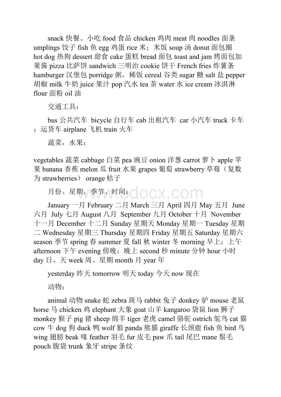 精编最新小学英语知识点汇总预习必备预习必备.docx_第3页