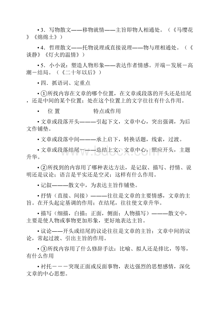 现代文阅读答题方式整理.docx_第3页