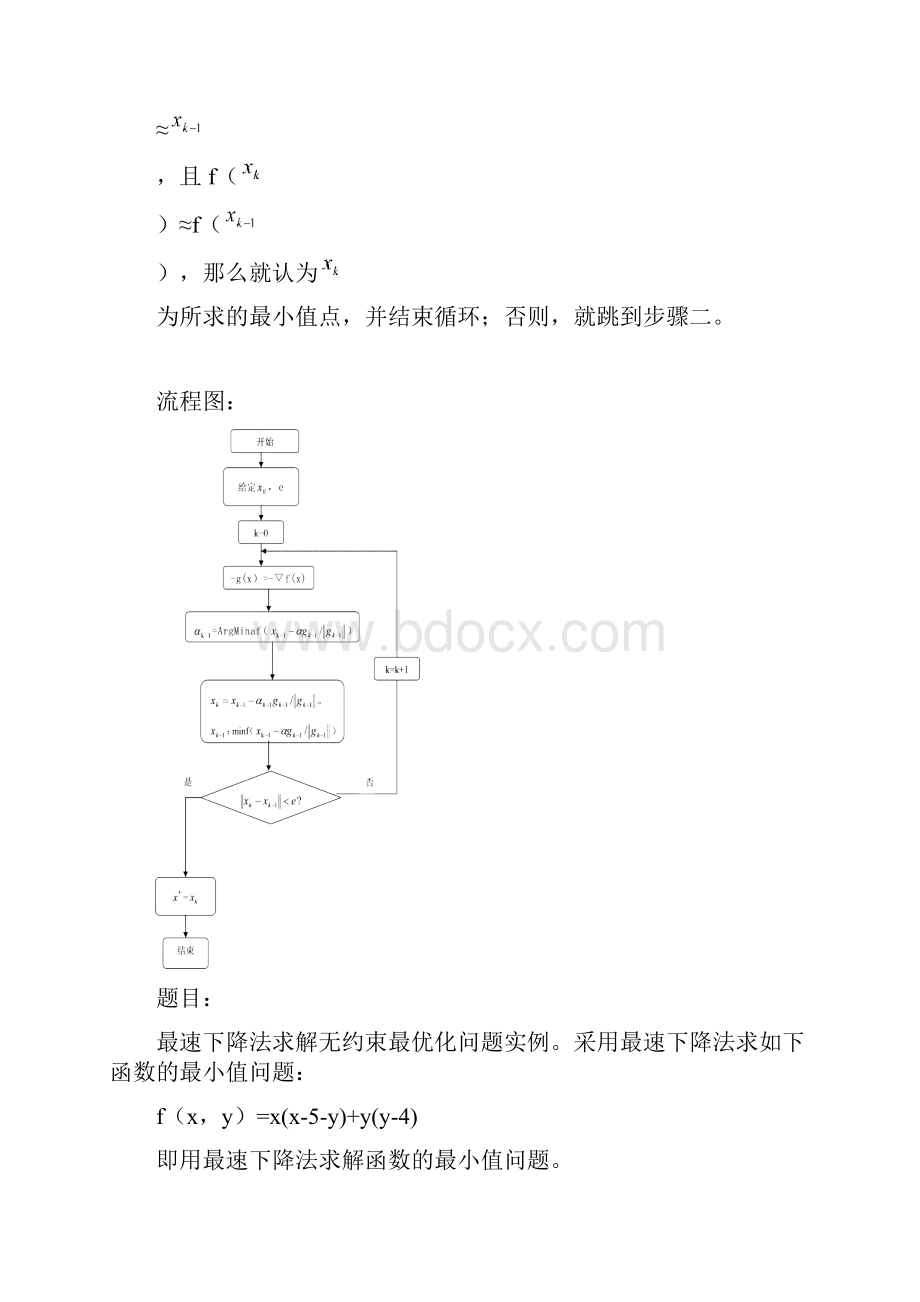 最速下降法无约束最优化Word文档下载推荐.docx_第3页