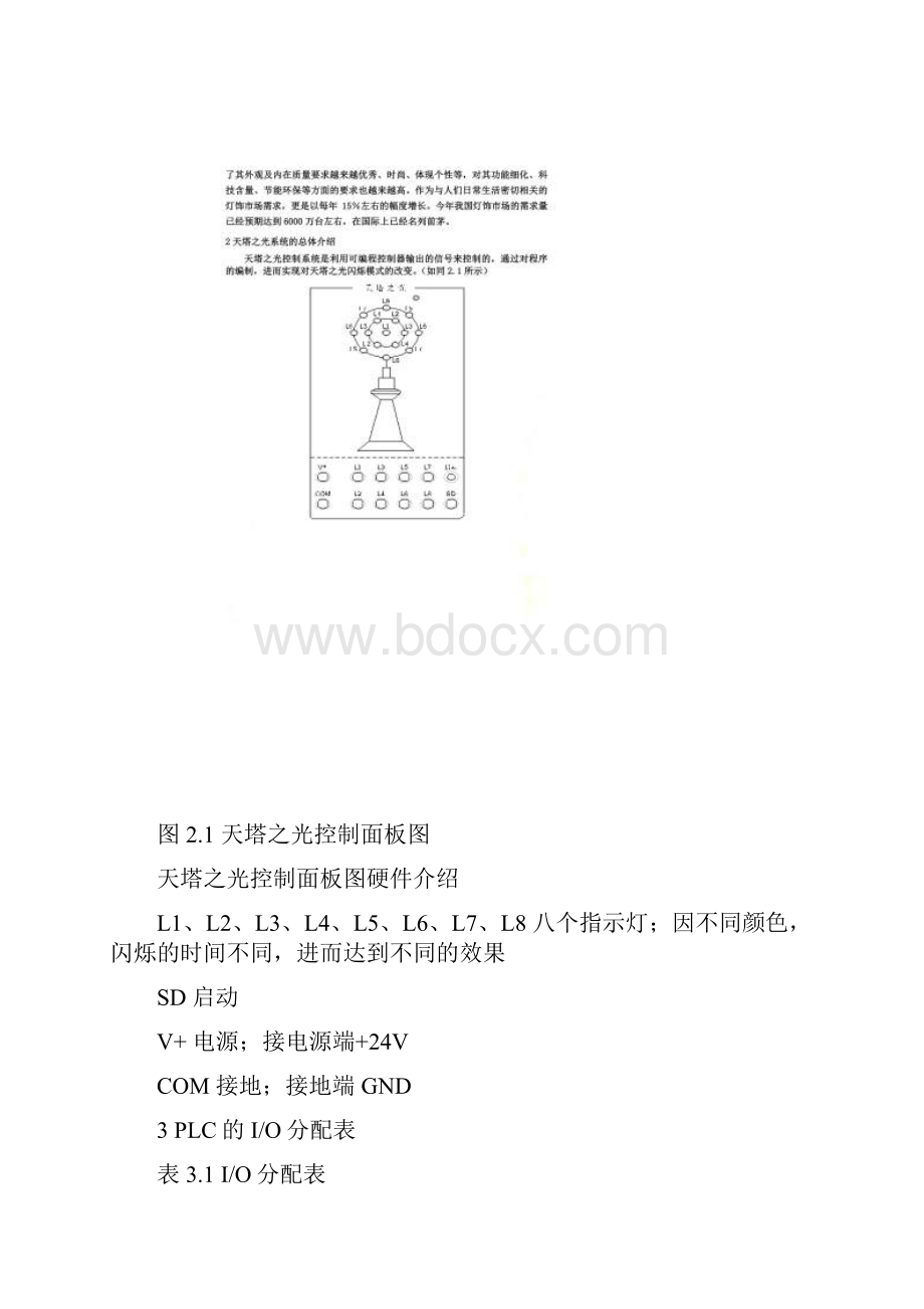 plc课程设计天塔之光.docx_第2页