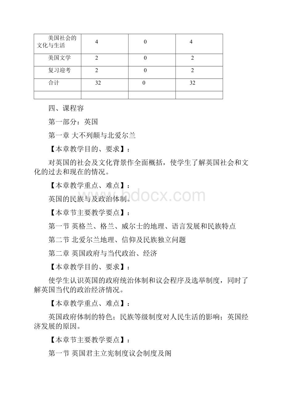 英语国家社会及文化课程标准Word文件下载.docx_第3页