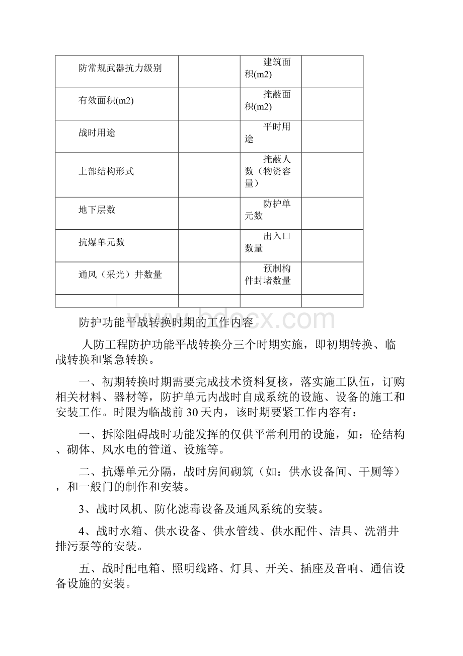 人防工程防护功平战转换实施预案Word格式.docx_第3页