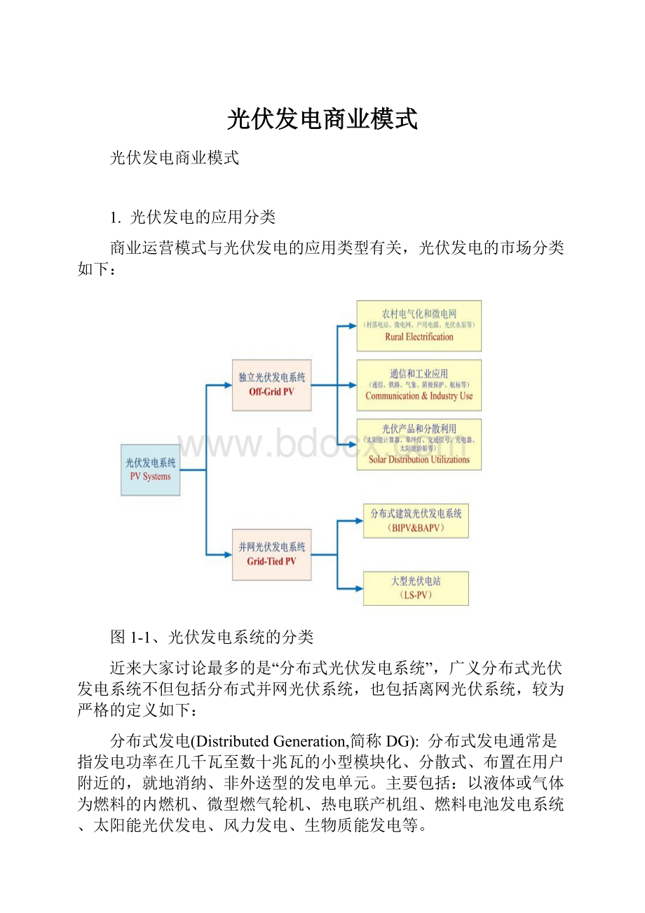 光伏发电商业模式Word文件下载.docx