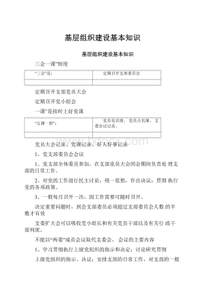 基层组织建设基本知识.docx