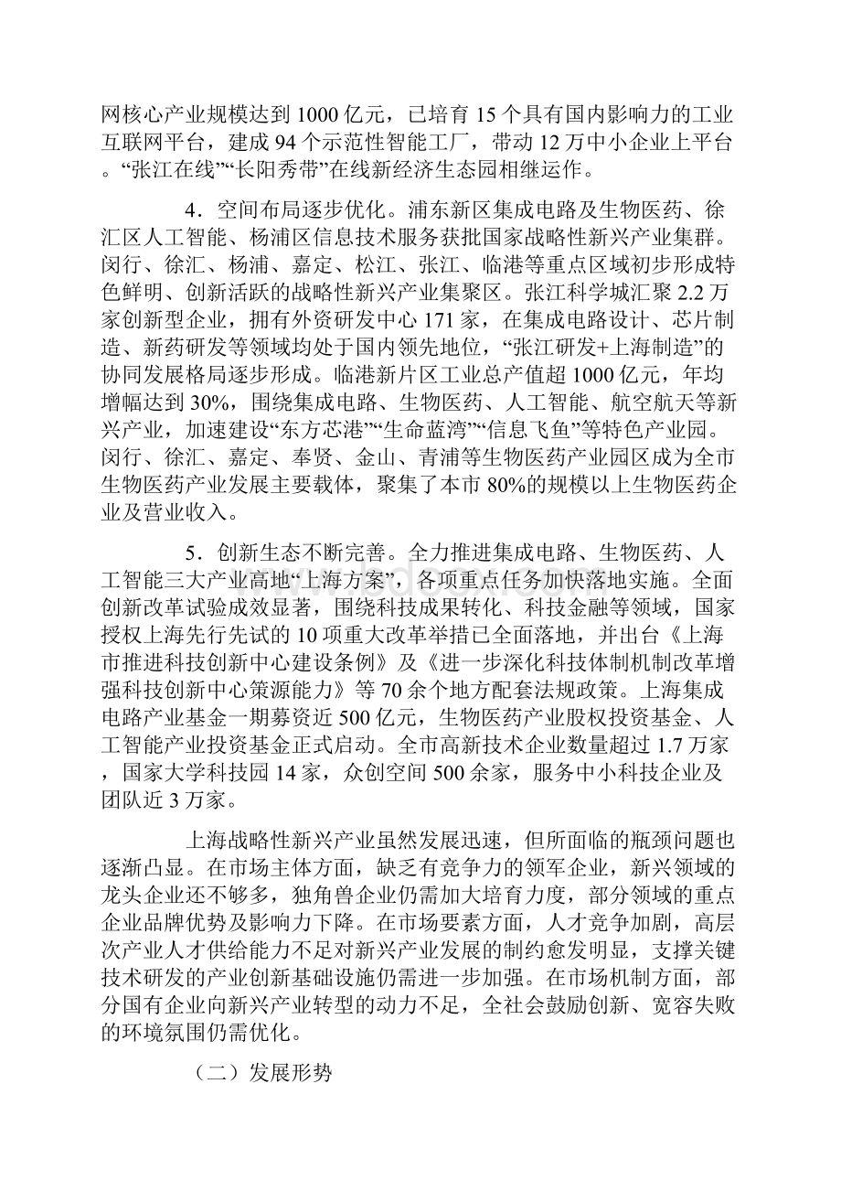 上海战略性新兴产业及先导产业发展十四五规划 主要内容.docx_第2页