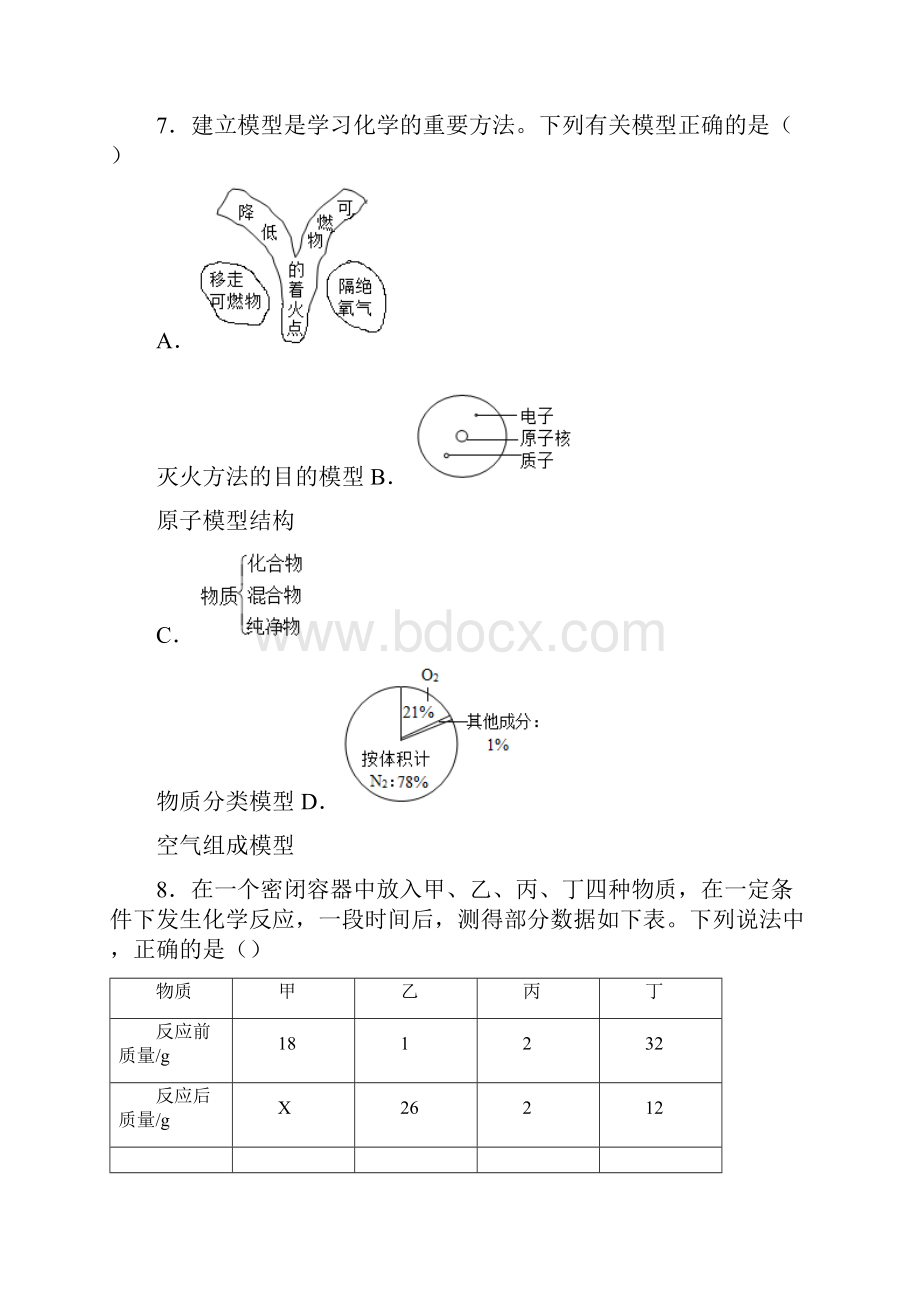 江西省抚州市学年九年级上学期期末化学试题 答案和解析.docx_第3页