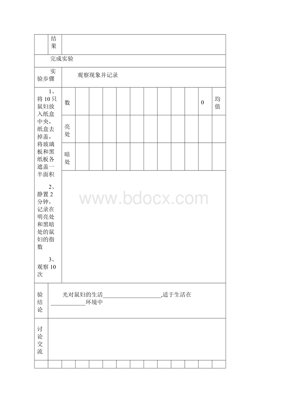 人教版七年级上学期生物实验报告.docx_第2页